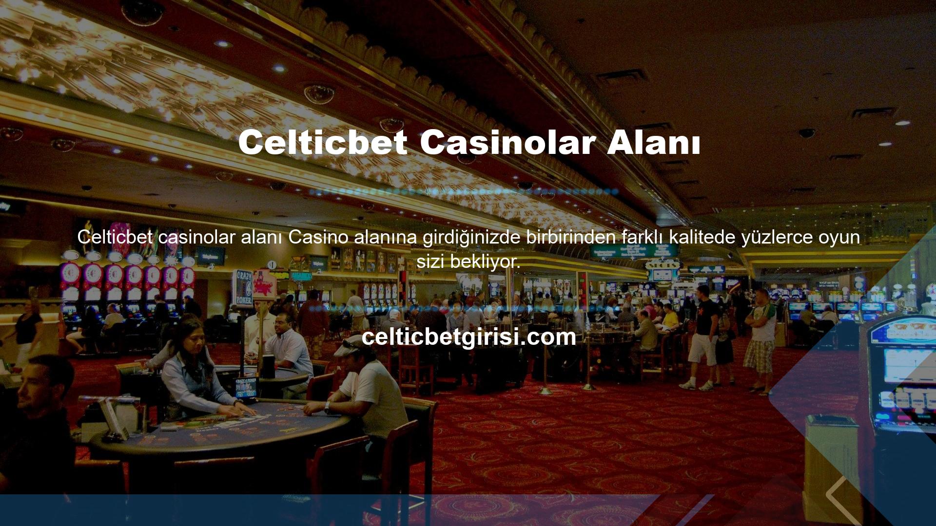 Canlı casino bölümünde yer alan oyun masaları sitenin ana özelliklerinden biridir ve en iyi oyun sağlayıcıları tarafından üretilmektedir