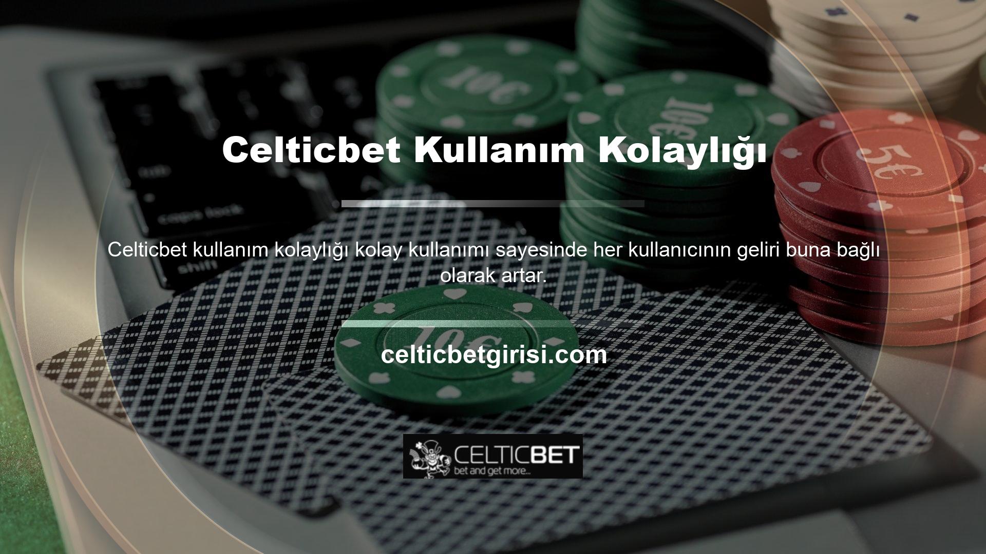 Celticbet cihazlarının kullanımı kolay mobil versiyonunu kullanarak istediğiniz zaman, istediğiniz yerde kolayca bahis oynayabilir ve casino oyunlarından para kazanabilirsiniz