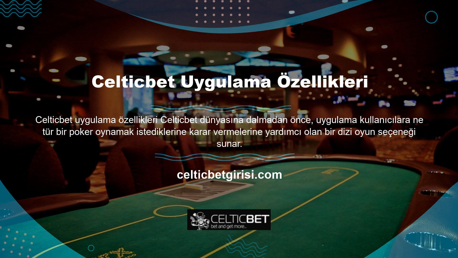 Texas Hold'em, Omaha ve Türkiye gibi farklı poker oyunları arasından seçim yapabilirsiniz