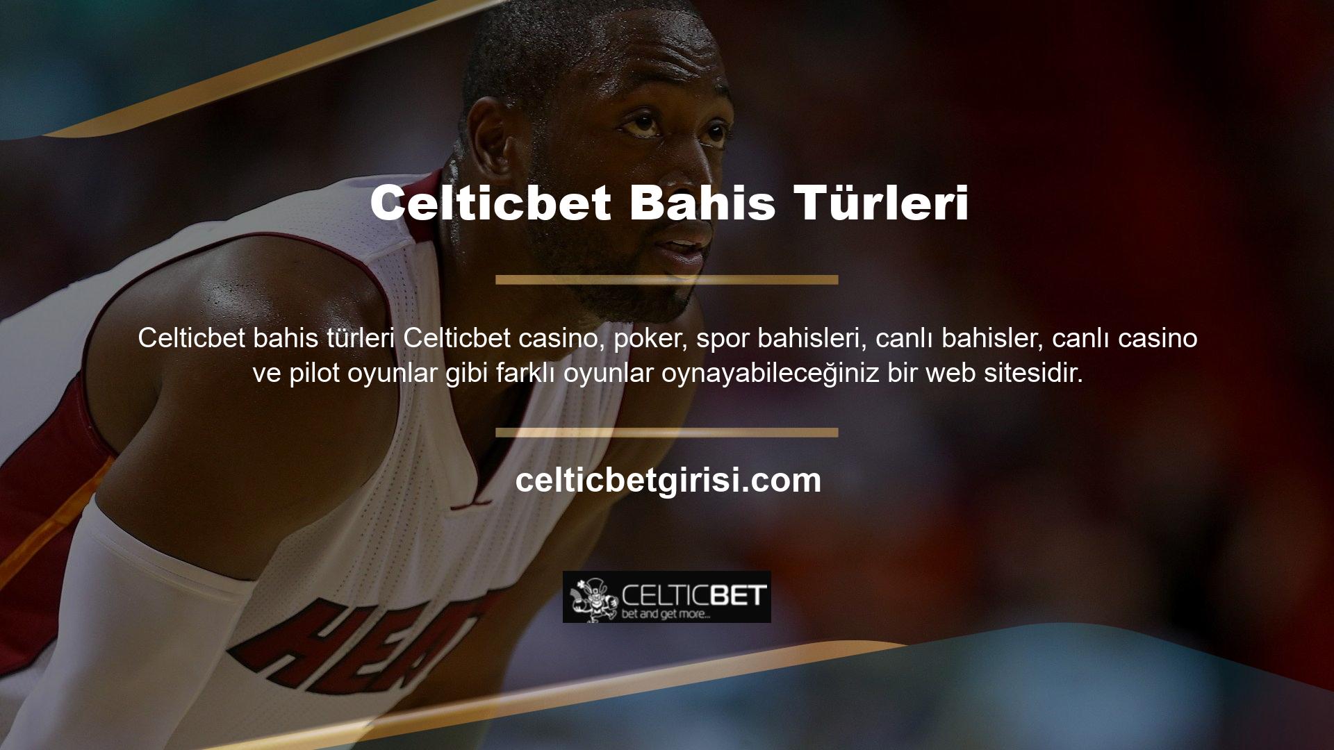 Celticbet uygulamasını kullanarak tüm bu oyunları telefonunuzda oynayabilirsiniz